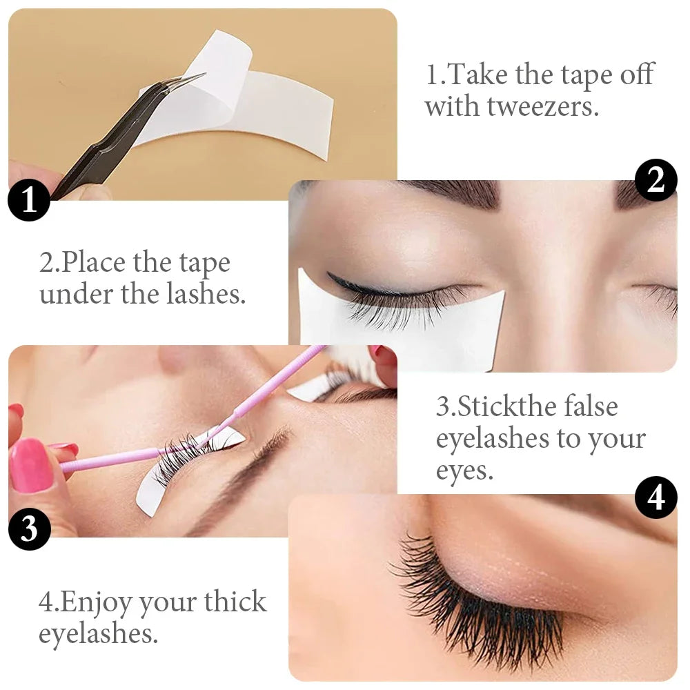 110Pcs/Roll Eye Tapes Under Eye Patches Foam Eyelash Gel Pads Adhesive