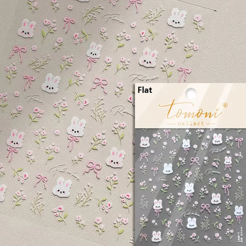 Pink Translucent Peach Jelly Texture 5D Soft Embossed Reliefs Self