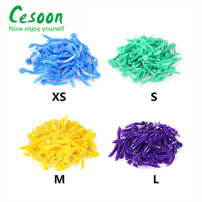 200Pc Dental Disposable Tooth Gap Wedges With End Circular Hole