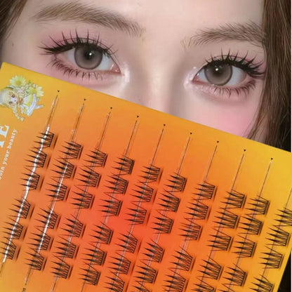 No Glue Needed Idol False Eyelashes Large Capacity 7-9mm Self Adhesive