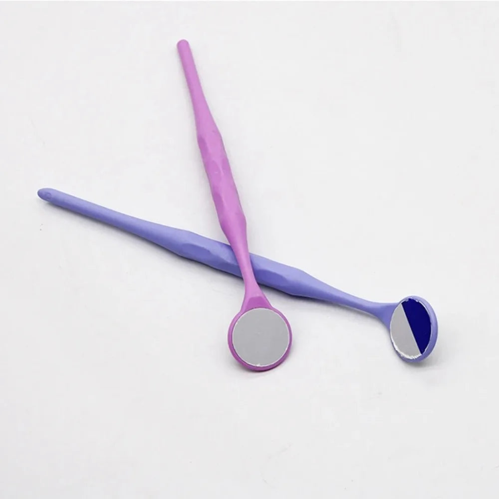 AG 10pcs/Box Oral Tooth Whitening Dental Double Sided Mouth Mirrors