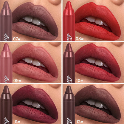 Multiple Colors Matte Lip Liner, Use As Lip Liner and Lipstick, Easy