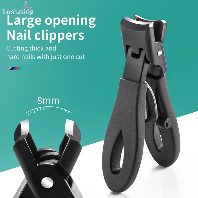 Large Jaw 8mm Openning Nail Clipper Thick Hard Special Nail Cutter
