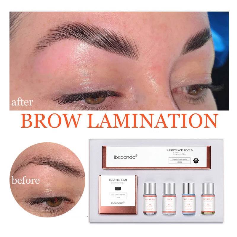 Pro Brow Lift Perming Eyebrow Lifting Brow Lamination Kit with Cling