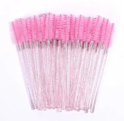 50 /100pcs  Eyelash Brushes Makeup Disposable Mascara Wands Applicator