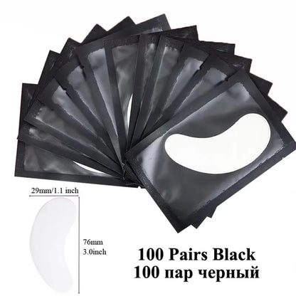 50Pairs Eyelash Pad Gel Patch Grafting Eyelashes Under Eye Patches For