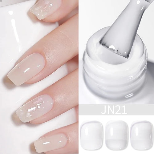 BORN PRETTY 10ml Translucent Jelly Nude Gel Nail Polish Colorful