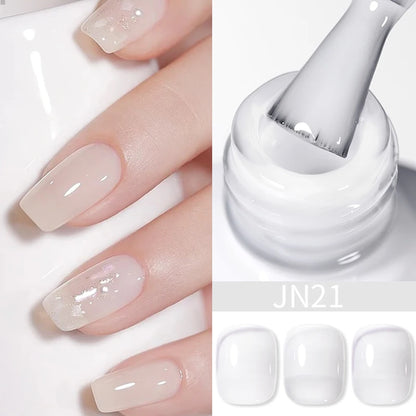 BORN PRETTY 10ml Translucent Jelly Nude Gel Nail Polish Colorful