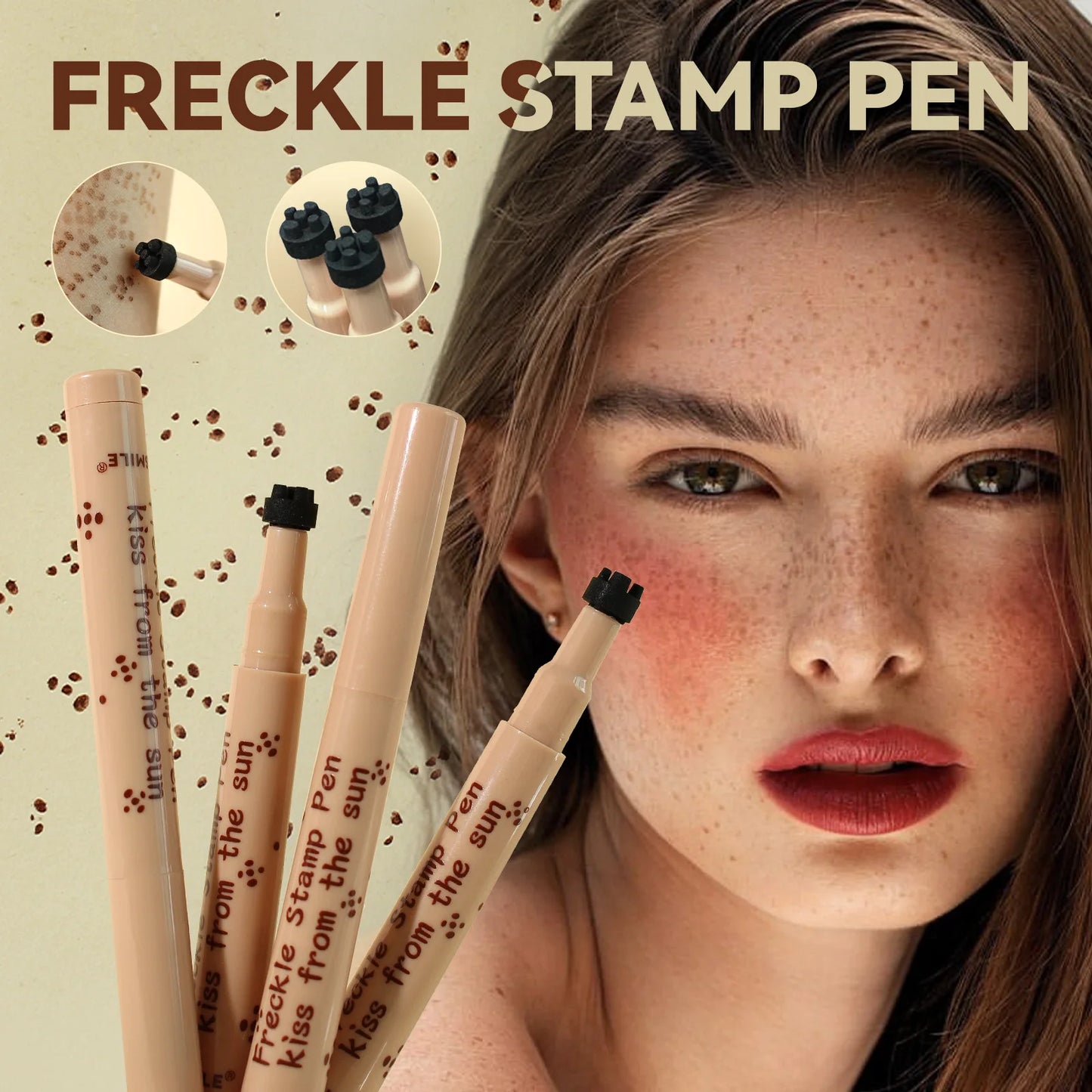 MLSMILE Natural Imitation freckle Pen is not easy to fade long-lasting