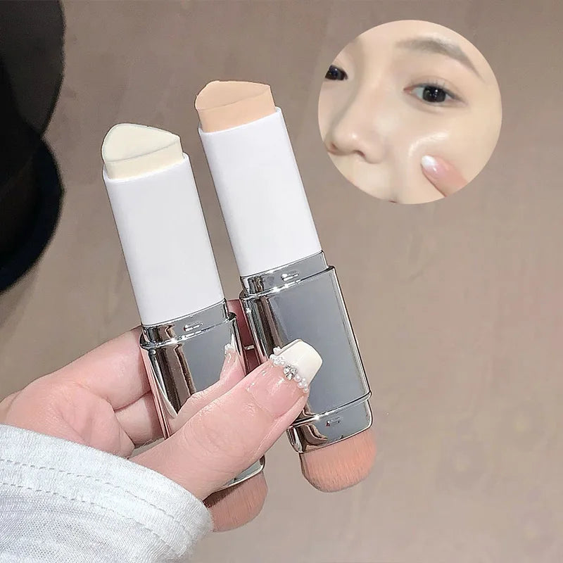 Lazy foundation stick, moisturizing and natural concealer makeup,matte
