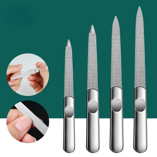 Nano Glass Nail File Transparent Crystal Nail Polish Rubbing Strip