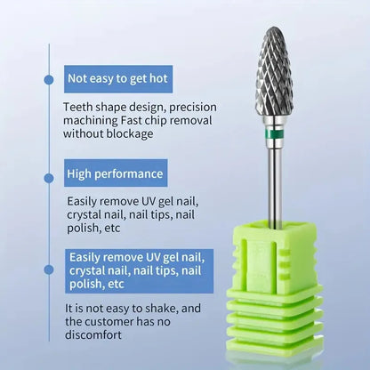 Tungsten Carbid Nail Drill Bits Electric Manicure Drill Accessory