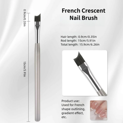 1/2PCS French Plaid Nail Art Brushes Set - Line Grid Pattern Drawing