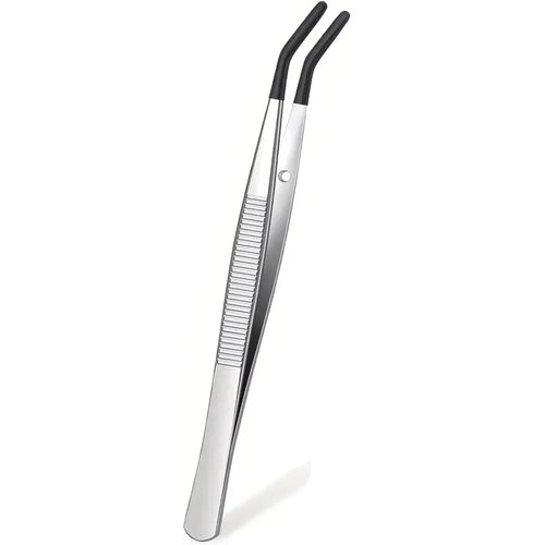 1/4 Pieces Tweezers With Rubber Tips Tweezers Rubber PVC Silicone