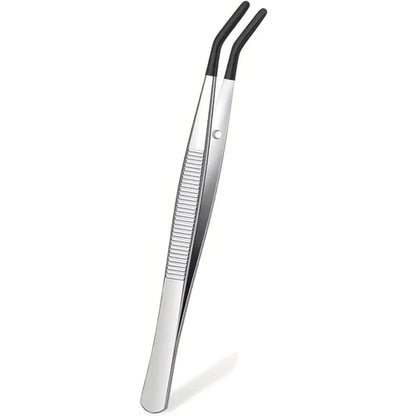 1/4 Pieces Tweezers With Rubber Tips Tweezers Rubber PVC Silicone