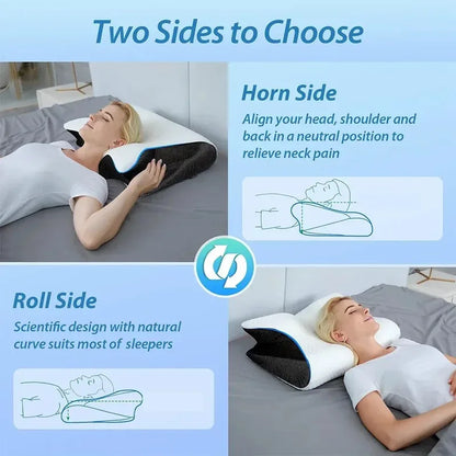 Butterfly Sleep Memory Neck Pillow Slow Rebound Comfortable Memory