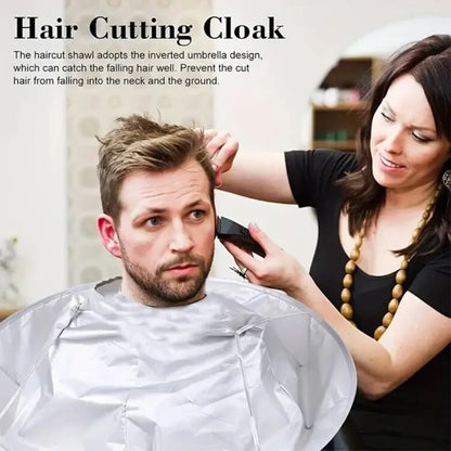 1pc Hair Cutting Cloak Umbrella Design Cover, Suitable For Salon