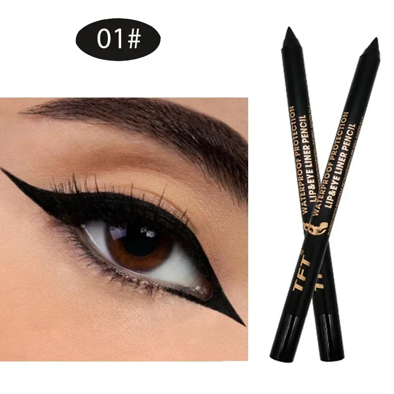 Long Lasting Eyeliner Pencil Colourful Pigment Waterproof Blue Black White Color Gel Eye Liner Pen Makeup Eye Beauty Cosmetics