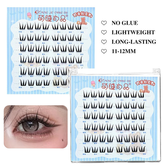 Ultra-thin Lashes Zero-touch False Eyelashes Natural Eyelash Clusters