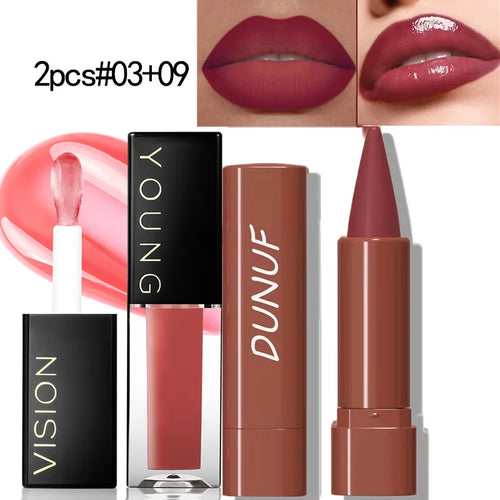 Gradient Lip Liner Pen with Matte Velvet Finish Smooth Application