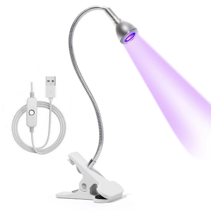 Gooseneck Nail Enhancement Lamp Usb Clip Desk Lamp 395 Nail