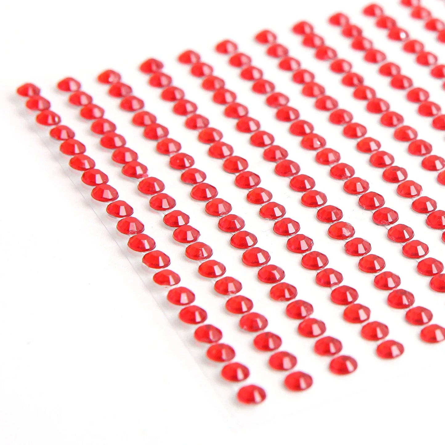 4mm Colorful Face Makeup Jewels Acrylic Temporary Tattoo Self Adhesive