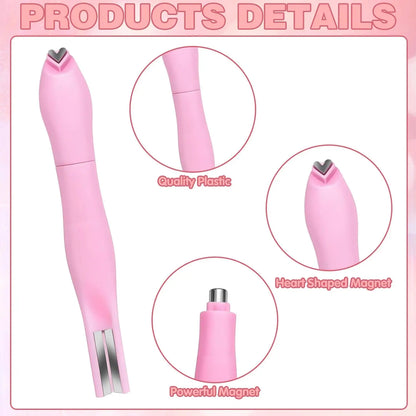 3-in-1 Multifunctional Cat Eye Nail Magnet Tool for DIY Salons Heart &