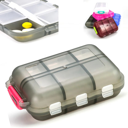 Tcare Portable Pill Case Folding Medicine Drugs Pills Capsule Tablet