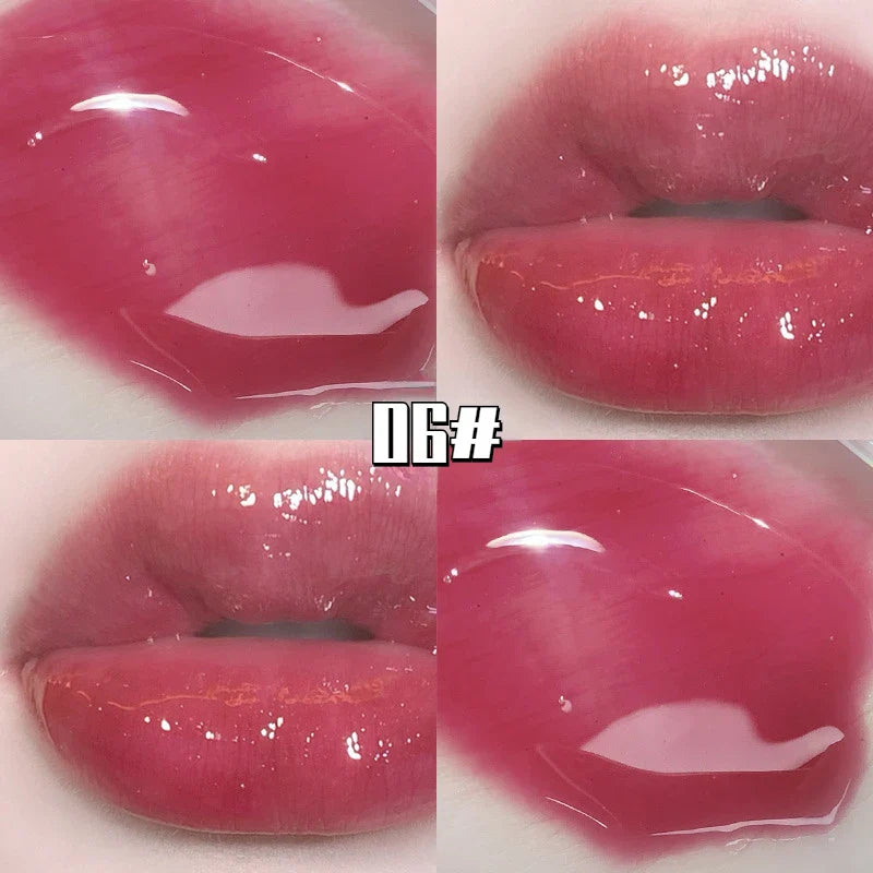 Mirror Water Lip Gloss Lip Glaze Transparent Glass Lip Oil Waterproof Lasting Liquid Lipstick Lipgloss Lipgloss Lips Cosmetics