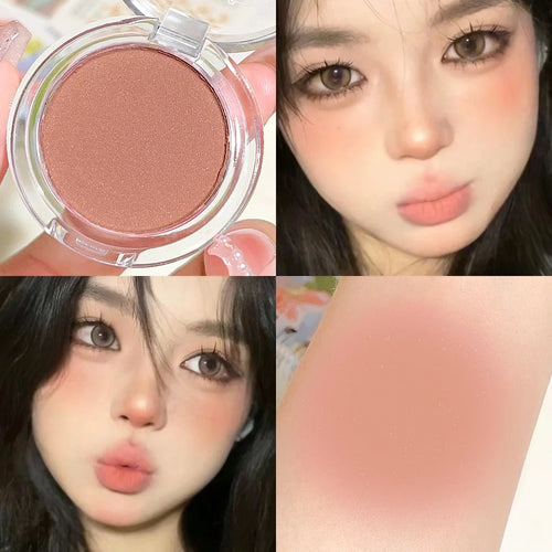 HISYI monochrome blush whitening matte cosmetics vitality girl nude
