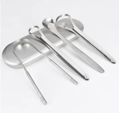 Premium 1pcs/3pcs Metal Tongue Scraper Cleaner for Adults & Kids