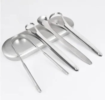 Premium 1pcs/3pcs Metal Tongue Scraper Cleaner for Adults & Kids