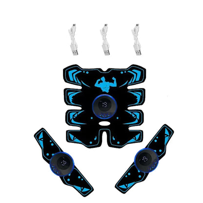 New USB Rechargeable EMS Muscle Stimulator ABS Arm 3 IN 1 Trainer