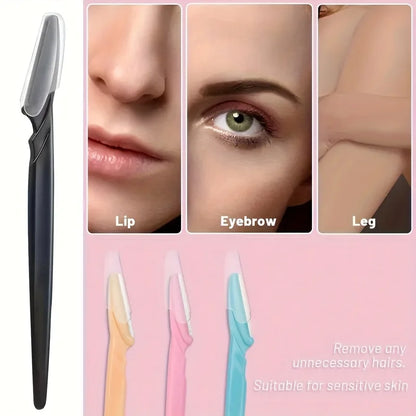 3/5/6/12/24Pcs Multifunction Eyebrow Razor Kit - Precise Trimming,