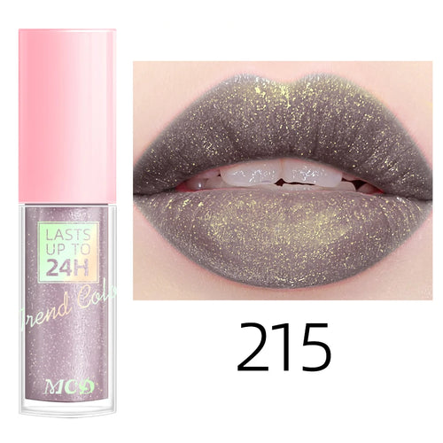 18 Colors Glitter 1pcs Lip Glaze Long Lasting Lip Gloss Waterproof