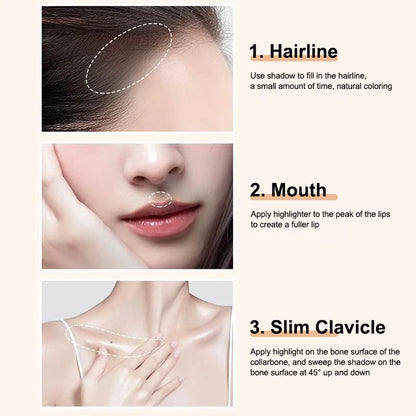 Hair Line Powder 4g Black Root Cover Up Natural Instant Waterproof