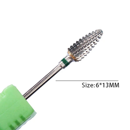 1pc Carbide Tungsten Nail Drill Bit Rotate Burr Milling Nail Cutter