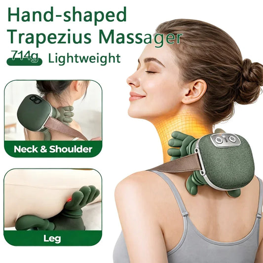 Neck Shoulder Massager Finger Pressure Shiatsu Neck Back and Shoulder