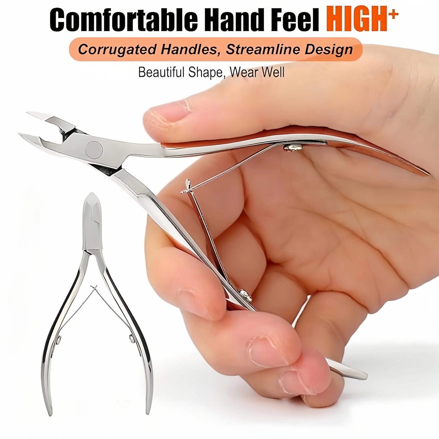 1/4pcs stainless steel ingrown nail tool,multi-function trimmer ngrown