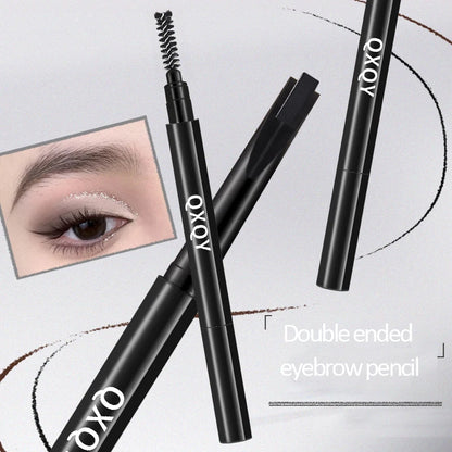 QXQY Eyebrow Pencil Automatic Rotating Double Head Long Lasting