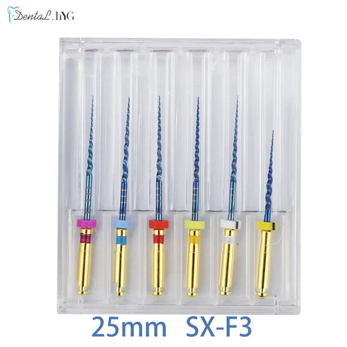 Dental Root Canal File Gold Endo Rotary Super Files Golden Endodontic