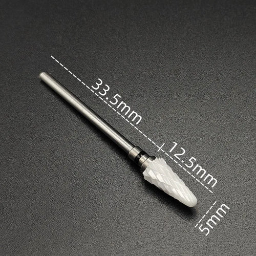 Ceramic Carbide Nail Drill Bit Rotate Burr Milling Nail Cutter Bits