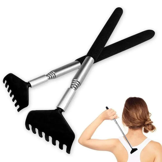 1PCS Adjustable Back Scratcher Steel Back Massage Telescopic Anti Itch