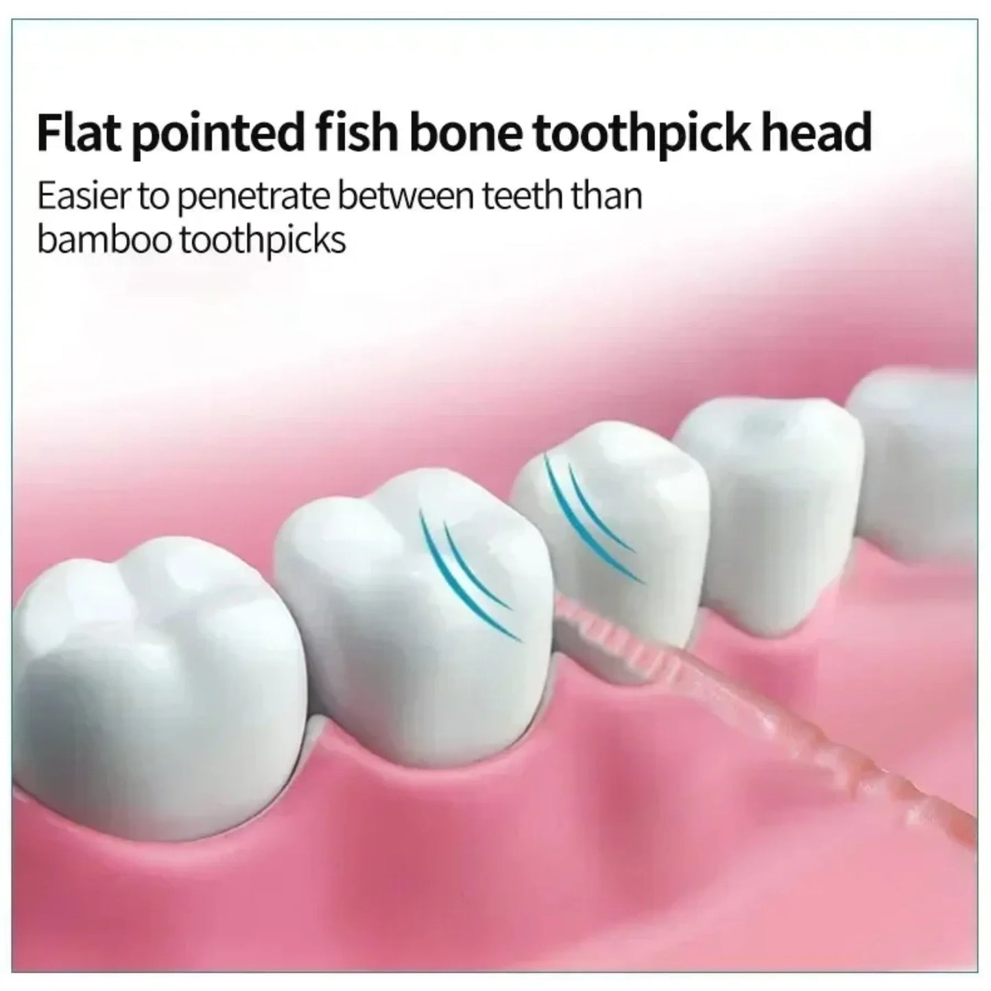 Portable ultra-fine toothpicks, disposable family box, double-head