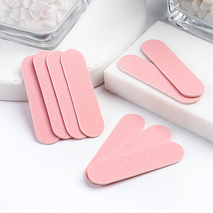 Double Side Nail Files Mini Wood Sanding Buffer Block Set For Gel