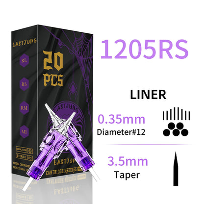 LASTJUDG Tattoo Needles 20PCS Disposable Tattoo Needles RL RS M1 RM