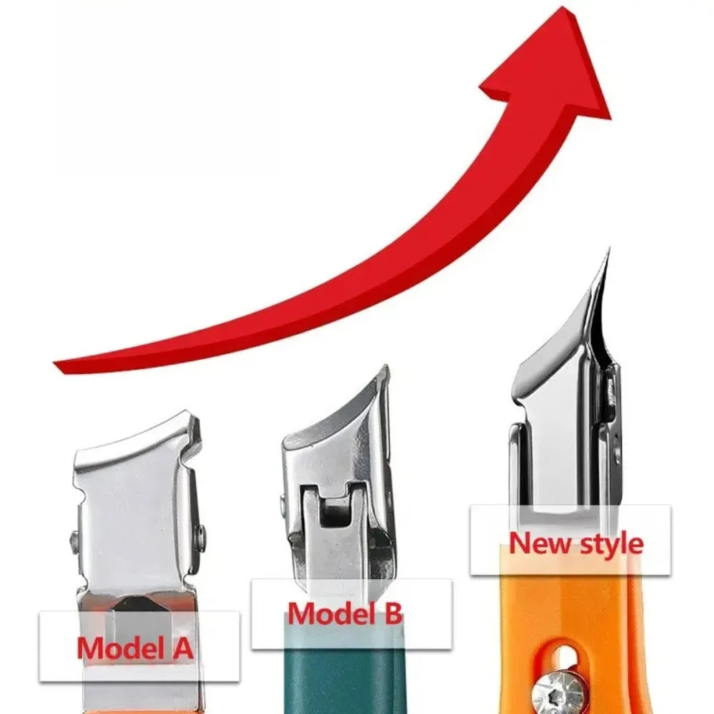 25° Slant Edge Nail Clipper Wide Opening Stainless Steel Professional