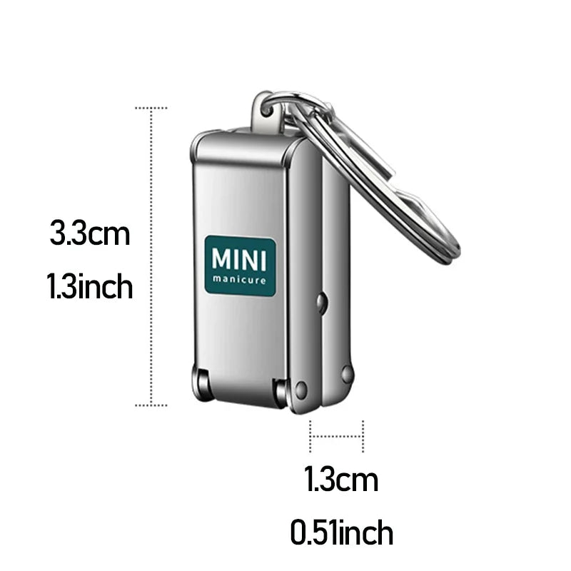 1pcs Nail Clippers Collapsible Portable Travel Fingernail Nail