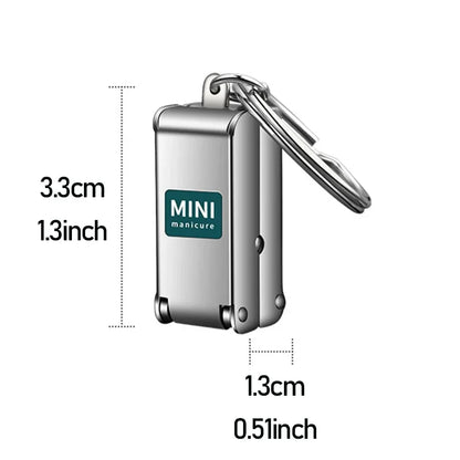 1pcs Nail Clippers Collapsible Portable Travel Fingernail Nail