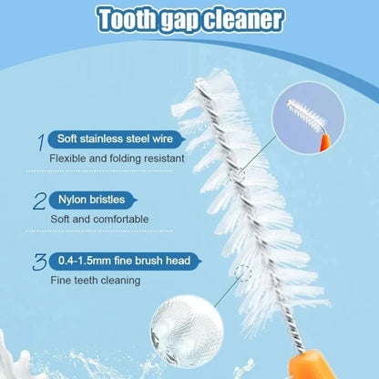 Interdental Brush Box Interdental Brush 20 Pieces Clean Tooth Gap